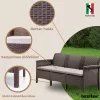 Venera vrtna sofa s naslonima za ruke