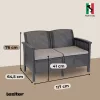 Venus Large V set vanjskog namještaja za 7 osoba