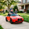 BMW M4 električni automobil u crvenoj boji