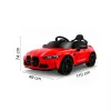 BMW M4 električni automobil u crvenoj boji