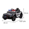 Električni policijski Dodge, crni