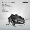 Mercedes Benz CLS 350 električni automobil, crni