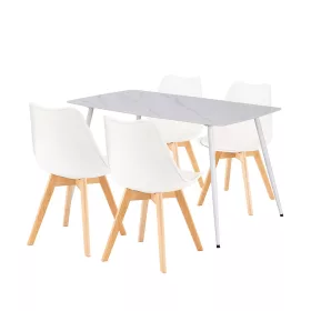 Blagovaonski set Ravena 4+1, bijela i bijela