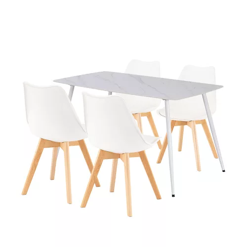 Blagovaonski set Ravena 4+1, bijela i bijela