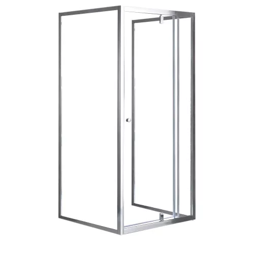 Flexi 80x90 cm zidno montirana asimetrična tuš-kabineta bez tuš-tave