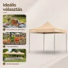 Sklopivi vrtni paviljon 3x3 m