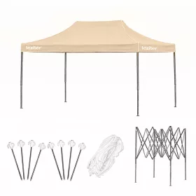 Sklopivi vrtni paviljon 3x4,5 m