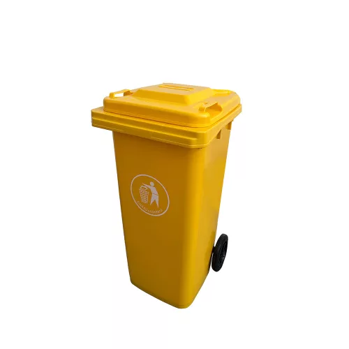 Žuta kanta za otpad od 120 litara