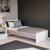 Miami bračni krevet 90x200 cm bijeli-yorkshirski hrast