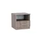 Noćni ormarić Miami s jednim ladicom, 40x40 cm, jorkov hrast