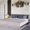 Miami bračni krevet bez okvira 180x200 cm York hrast-bijela