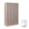 Ormar Miami 120x205 cm, javor York i javor Sonoma