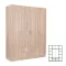 Oriemi Miami 160x205 cm Sonoma Oak-Sonoma Oak