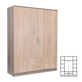 Oriama Miami 160x205 cm, Sonoma hrast i York hrast