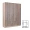 Ormar Miami 160x205 cm, York javor i Sonoma javor