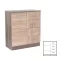 Komoda Miami, 1 vrata, 4 ladice, 80x92 cm, Sonoma hrast-York hrast