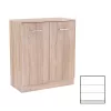Komoda Miami, 2 vrata, 80x92 cm, Sonoma hrast-Sonoma hrast