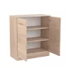 Komoda Miami, 2 vrata, 80x92 cm, Sonoma hrast-Sonoma hrast