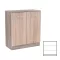 Komoda Miami s 2 vrata, 80x92 cm, Sonoma hrast-York hrast