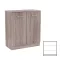 Komoda Miami s 2 vrata, 80x92 cm, jorkova hrastovina