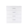 Komoda Miami s 4 ladice, 80x92 cm, bijela-bijela