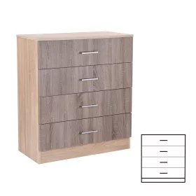 Komoda Miami s 4 ladice, 80x92 cm, jork hrast-sonoma hrast