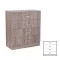 Komoda Miami s 4 ladice, 80x92 cm, hrastovo drvo