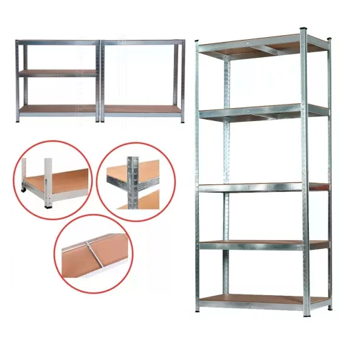 Robustna polica 150x70x30 cm, 150 kg, kromirana