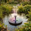 Solarna fontana s LED rasvjetom, 16 cm