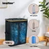 Selektivni separator za bačve s dva pretinca, 140 l, bijeli