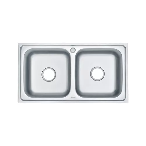 Nago dvostrani mač veličine četvrt dolara izrađen od nehrđajućeg čelika