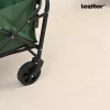Sklopiva standardna vrtna stolica s naslonom za noge, zelena