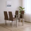 Nolen 4+1 blagovaonski set, smeđi