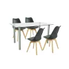 Midori 4+1 blagovaonski set, crni