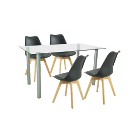 Midori 4+1 blagovaonski set, crni