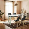Midori 4+1 blagovaonski set, crni