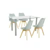 Midori 4+1 blagovaonski set, sivi