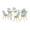 Midori 6+1 blagovaonski set, sivi