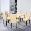 Cadiz 6+1 blagovaonski set u bijeloj i bež boji