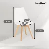 Blagovaonski set Liva 4+1, bijela i bijela