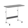 Podesivi stol za laptop 80x40 cm crni