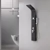 Alegro Black hidromasažni tuš-panel, nehrđajući čelik