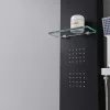Alegro Black hidromasažni tuš-panel, nehrđajući čelik