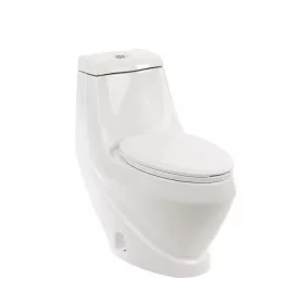   Koraljni monoblok WC školjka s donjim odvodom i sjedalom s mekim zatvaranjem