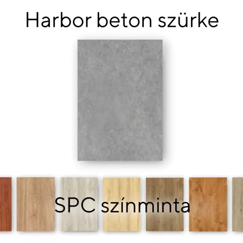 Leziter Harbor SPC vinilna podna obloga u betonsko sivoj, komad