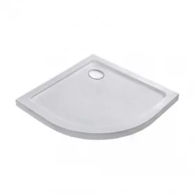 Modena Slim zakrivljena niska akrilna tuš-kada 80x80 cm