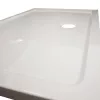 Modena Slim asimetrična akrilna tuš-kada četvrtasto-okruglog oblika, 80x120 cm