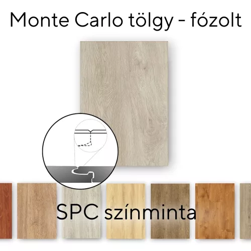 Leziter Monte Carlo Oak Vinyl SPC gotovi podni oblog u uzorku/komadu