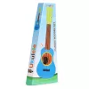 Drvena dječja gitara-ukulele, 4 najlonske žice, smeđa