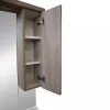 Nerva 85 cm zidni ormarić sa ogledalom, hrast